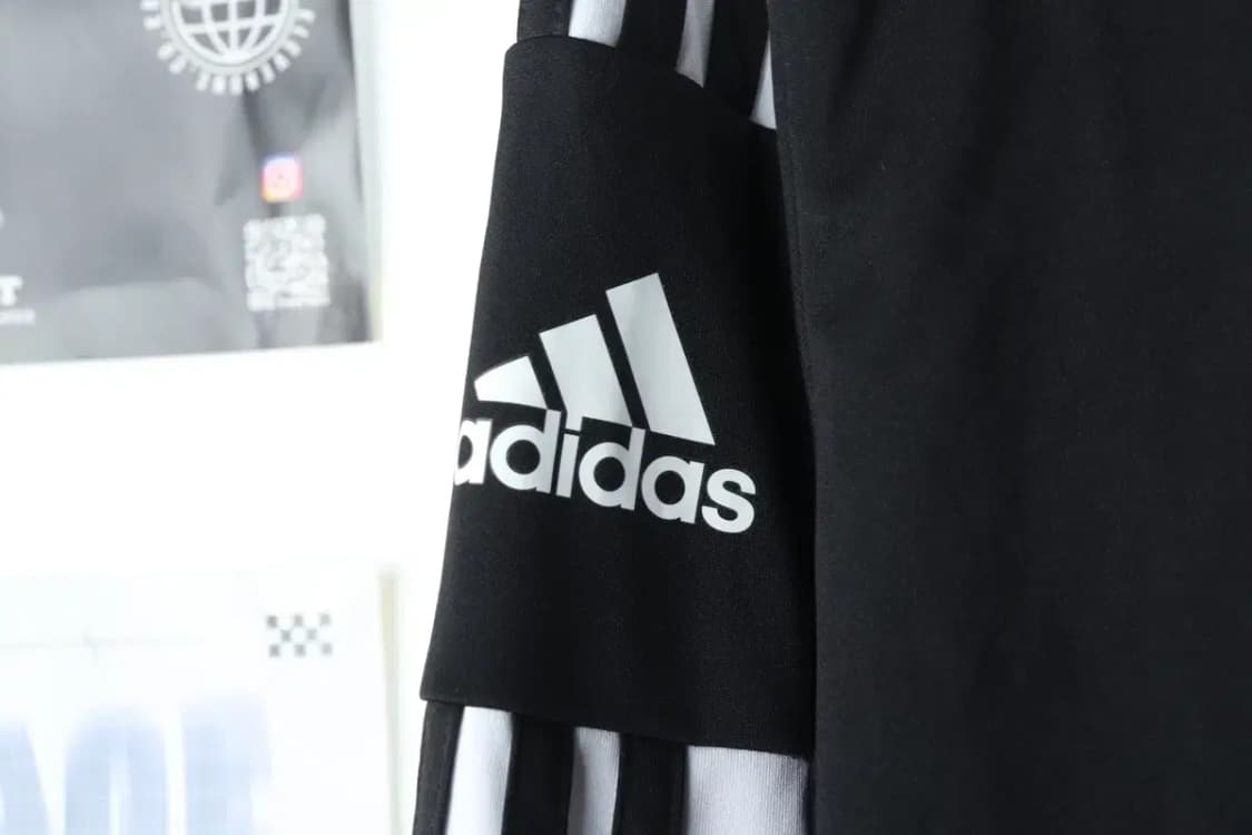 (3XL) 아디다스 긴팔티셔츠 빅사이즈 축구 검흰-14C82 상품이미지5