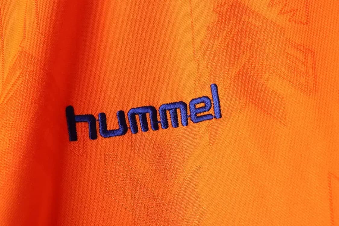 (2XL) 험멜 긴팔티셔츠 축구 빅사이즈 주황-14C87 상품이미지5