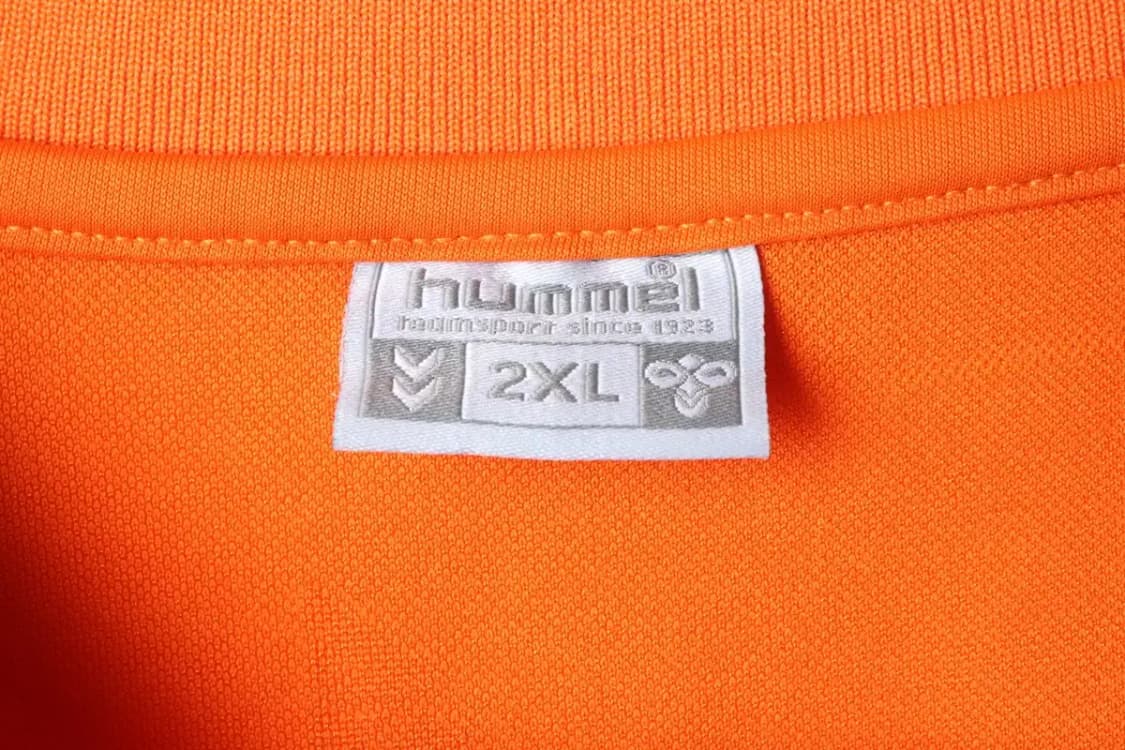 (2XL) 험멜 긴팔티셔츠 축구 빅사이즈 주황-14C87 상품이미지6