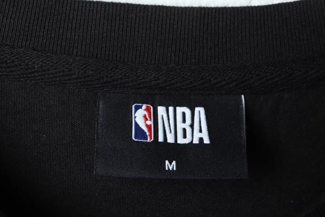 (M) NBA 엔비에이 긴팔티셔츠 시카고불스 블랙 올드스쿨-14C96 상품이미지7