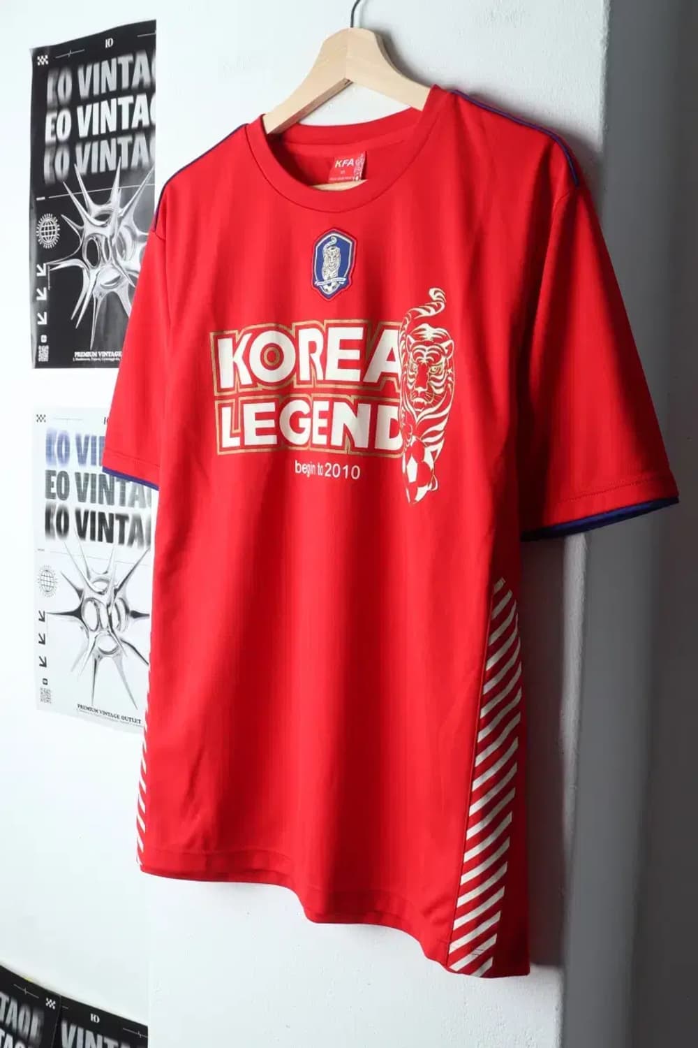 (XL) 브랜드빈티지 반팔 티셔츠 축구 한국국대 응원-14D38 상품이미지1