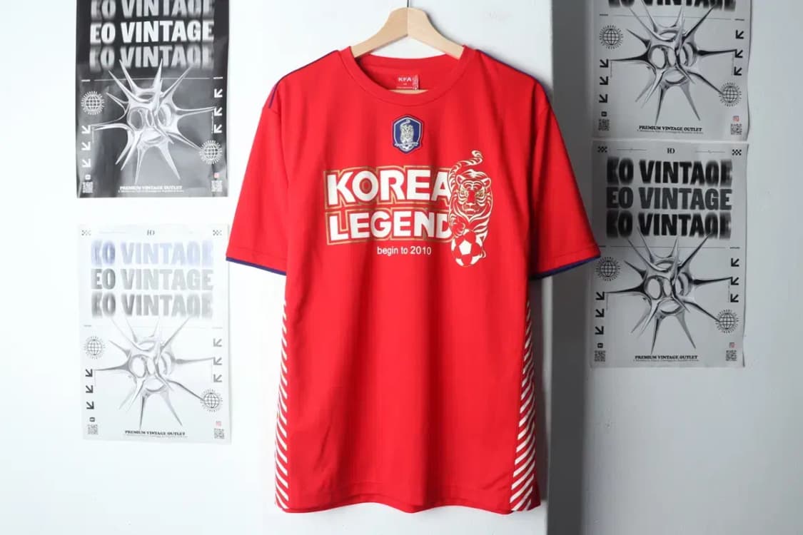 (XL) 브랜드빈티지 반팔 티셔츠 축구 한국국대 응원-14D38 상품이미지2