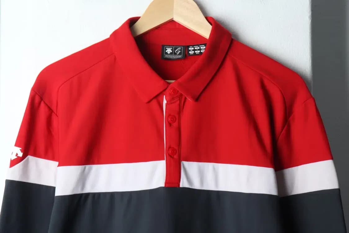 (2XL) 데상트 카라 긴팔티셔츠 빅사이즈 기능성 기모-14D3E 상품이미지3