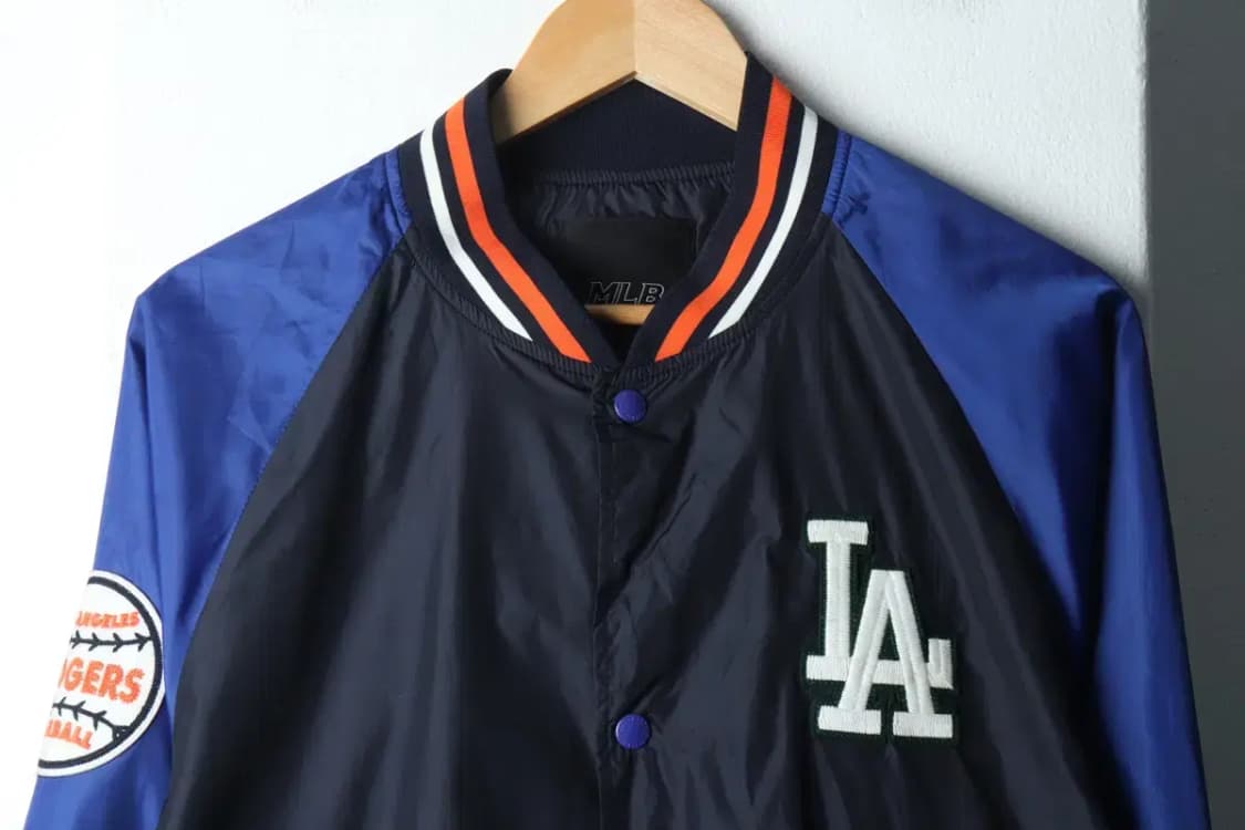 (M-L) MLB 엠엘비 바람막이 야구점퍼자켓 블루종 LA-14DCD 상품이미지3