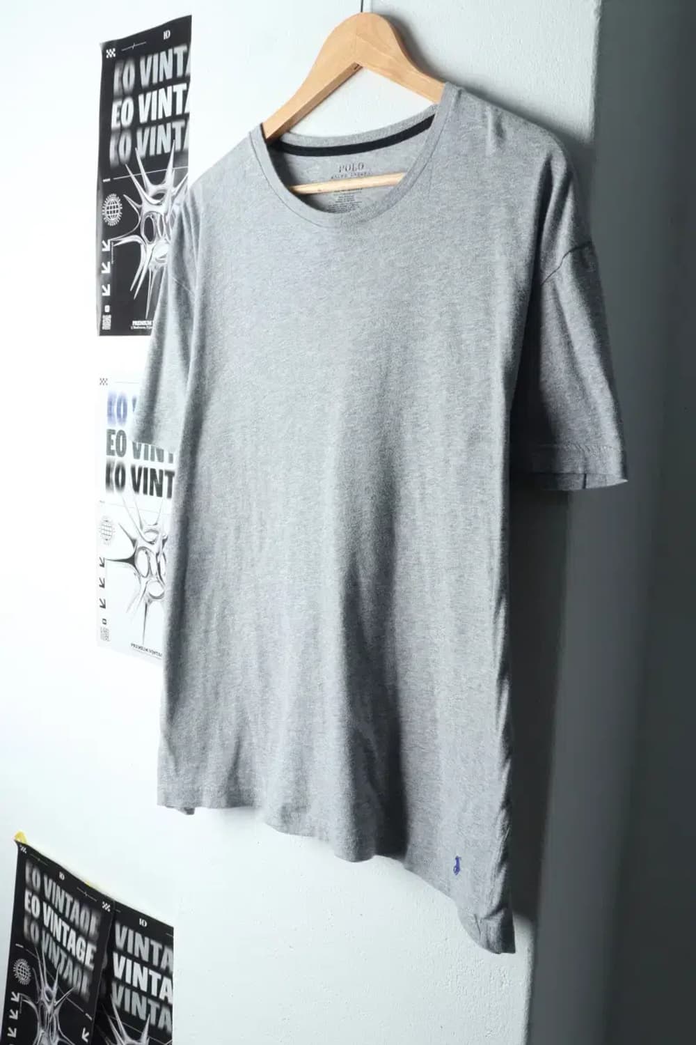 W(L-XL) 폴로 랄프로렌 반팔 티셔츠 그레이 포니-14DE4 상품이미지1