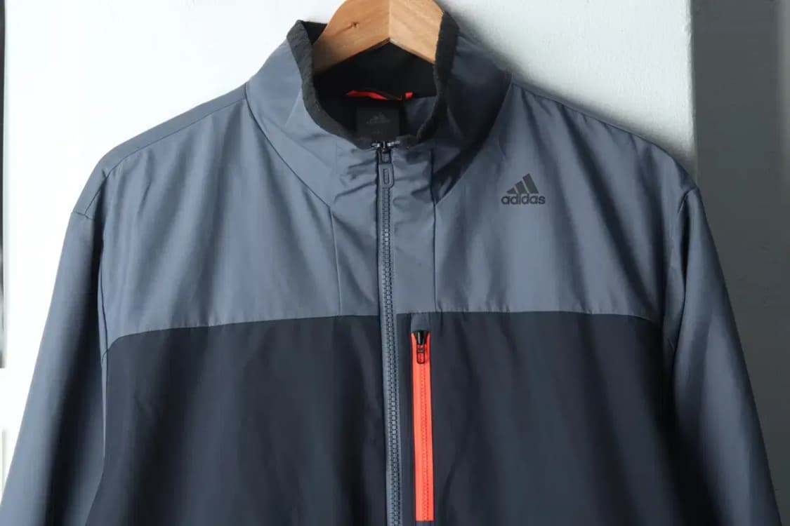 (2XL) 아디다스 집업 바람막이 점퍼자켓 빅사이즈 그레이-14E3D 상품이미지3