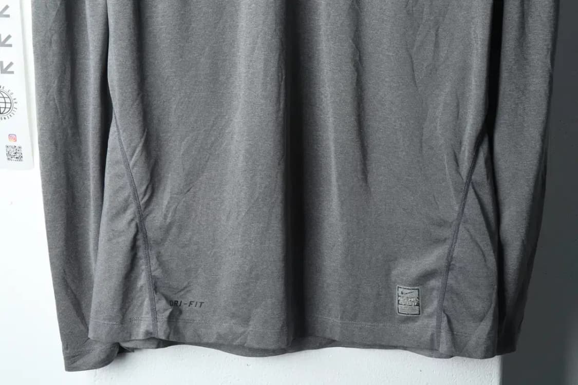 (L-XL) 나이키 긴팔티셔츠 사용감 기능성 그레이-14E5A 상품이미지4