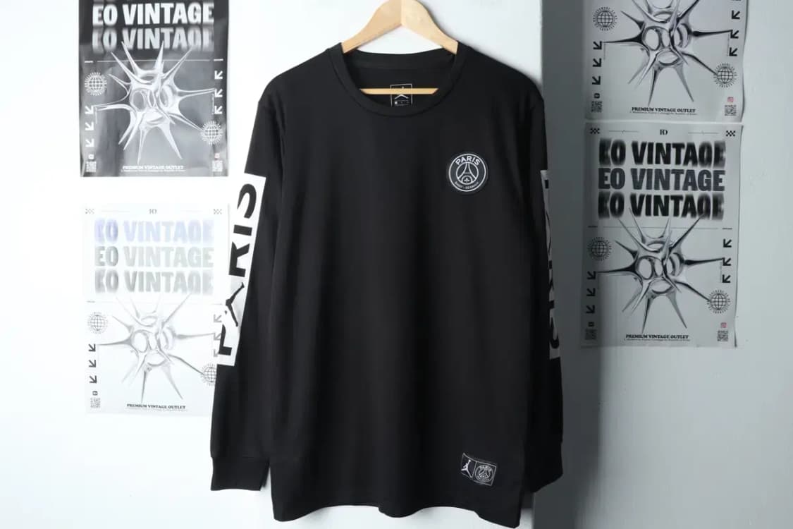 (L-XL) 조던 긴팔티셔츠 파리생제르망 한정판-14E5B 상품이미지2