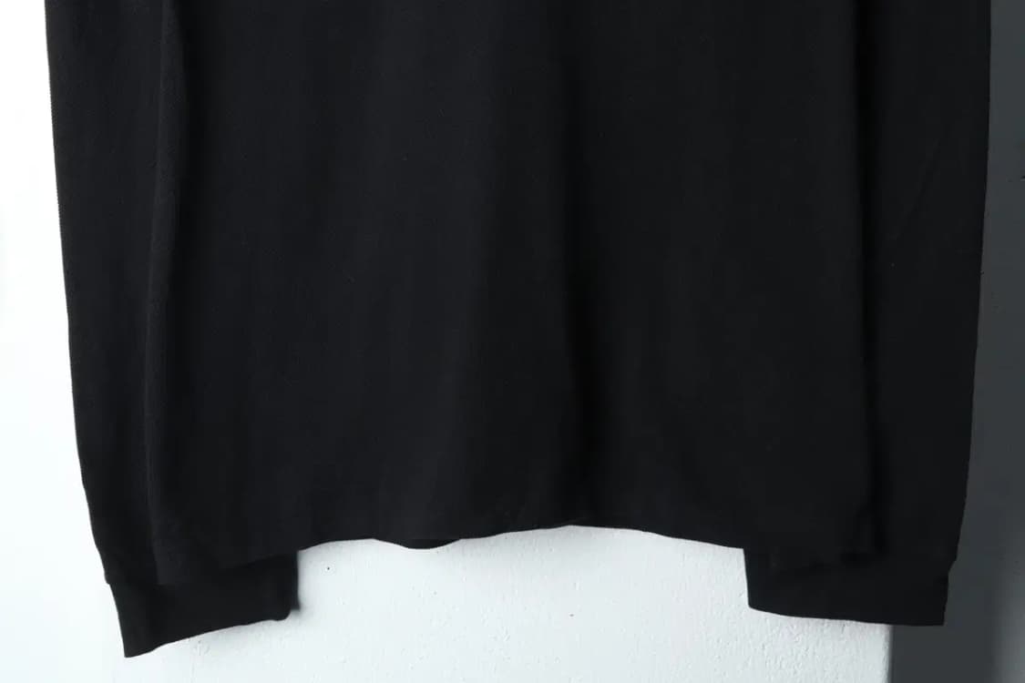 (XL) 라코스테 카라 긴팔티셔츠 블랙 올드스쿨-14E7D 상품이미지4