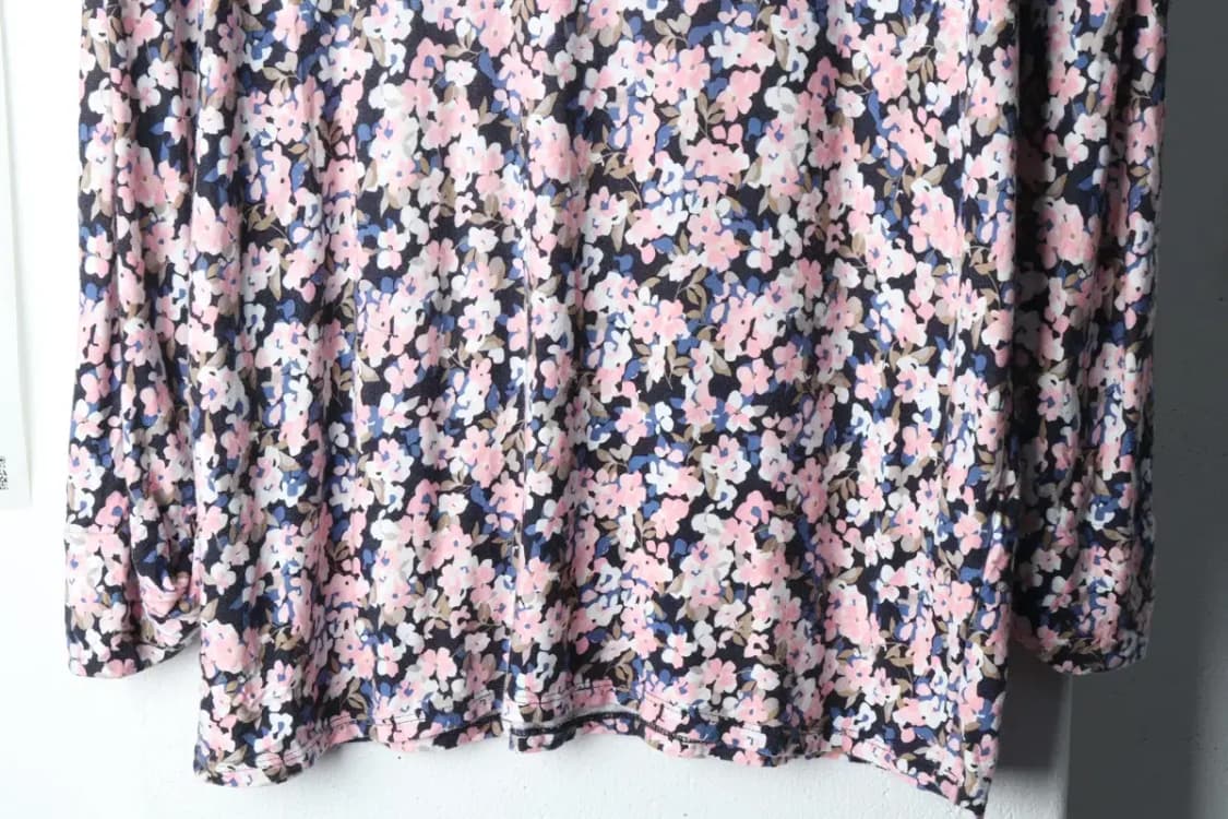W(XL-2XL) 타미힐피거 긴팔티셔츠 빅사이즈 플라워 폴리-14E87 상품이미지4