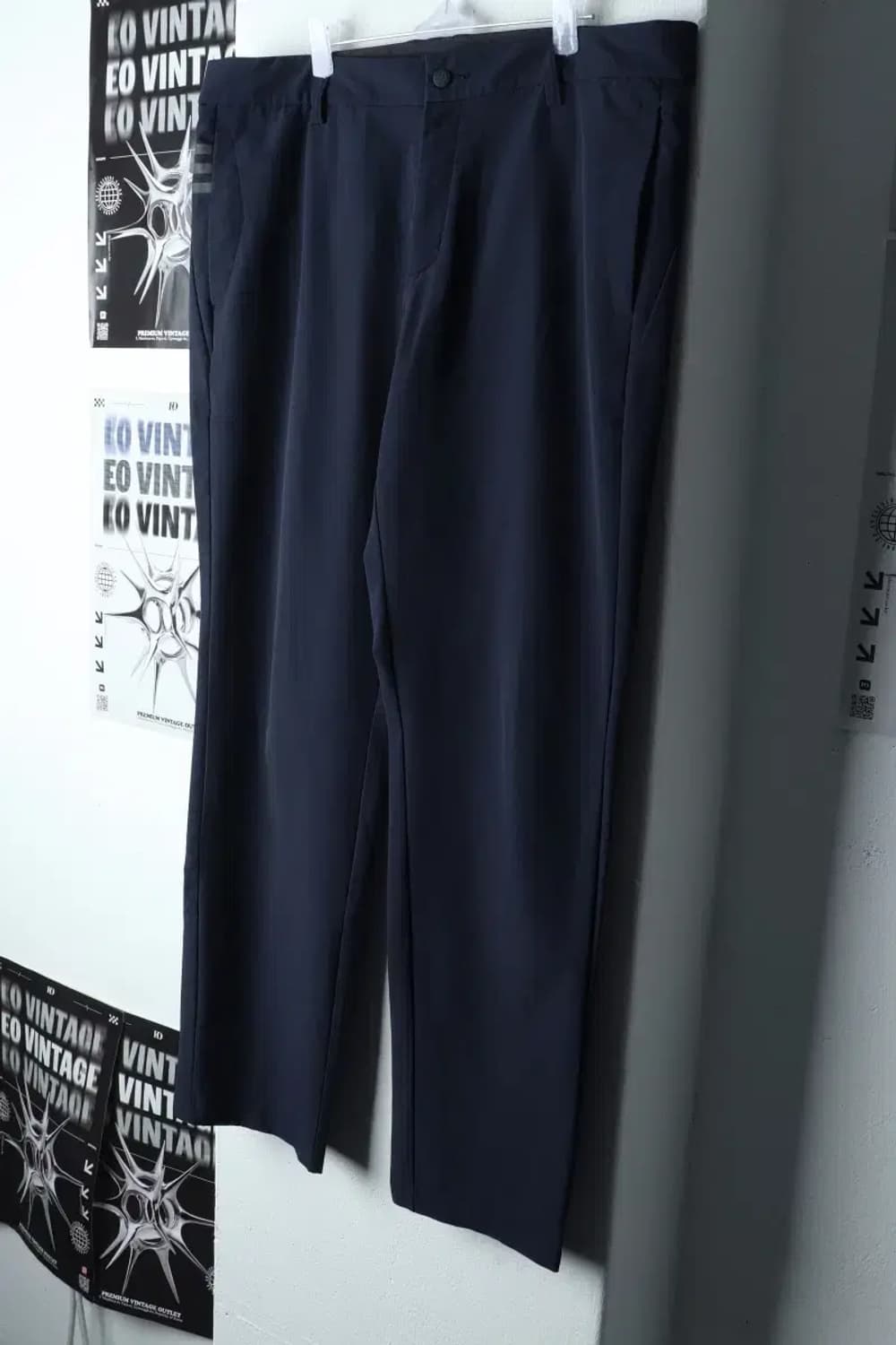 (2XL-3XL) 아디다스 슬랙스 경량 바지 빅사이즈 네이비-20D2 상품이미지1