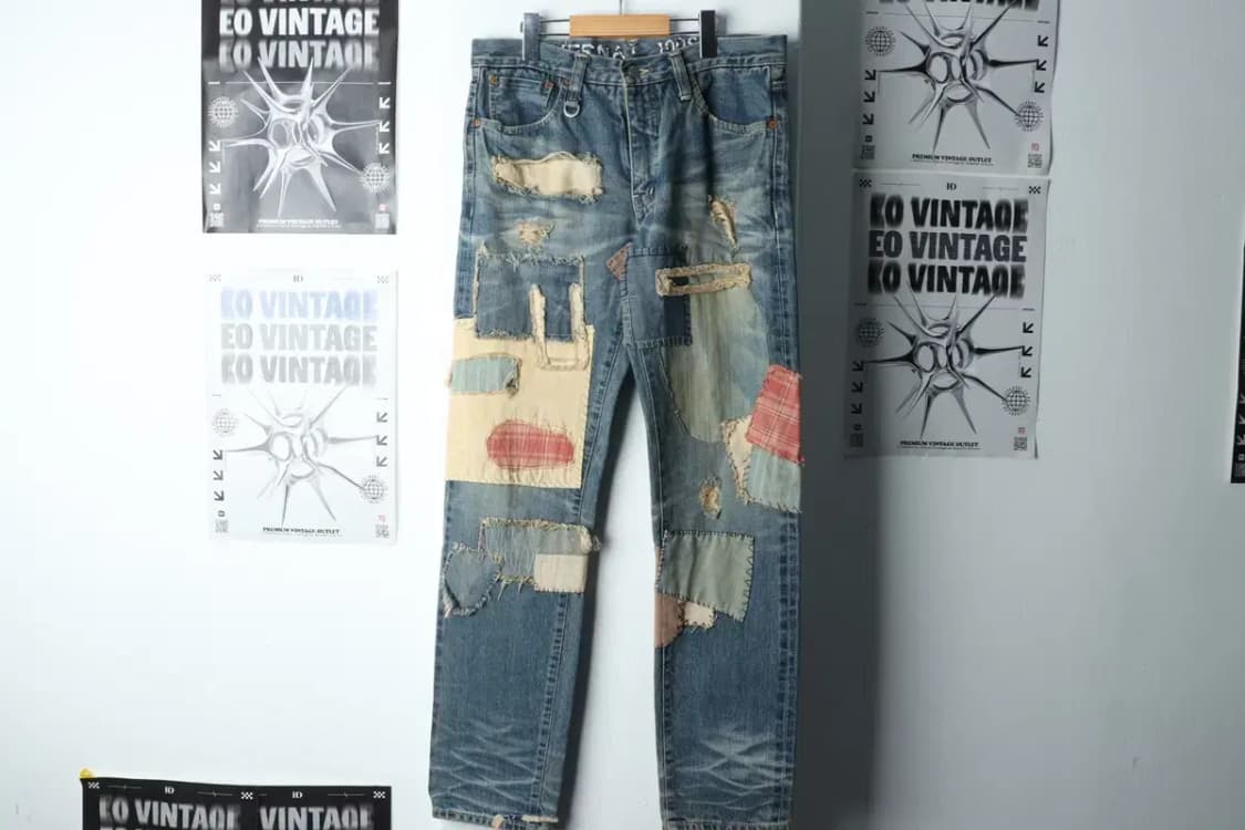 (L-XL) 커버낫 청바지 데님 패치워크 한정판-20B2 상품이미지2