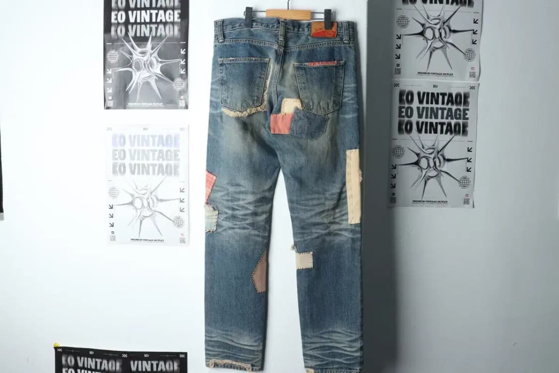 (L-XL) 커버낫 청바지 데님 패치워크 한정판-20B2 상품이미지5