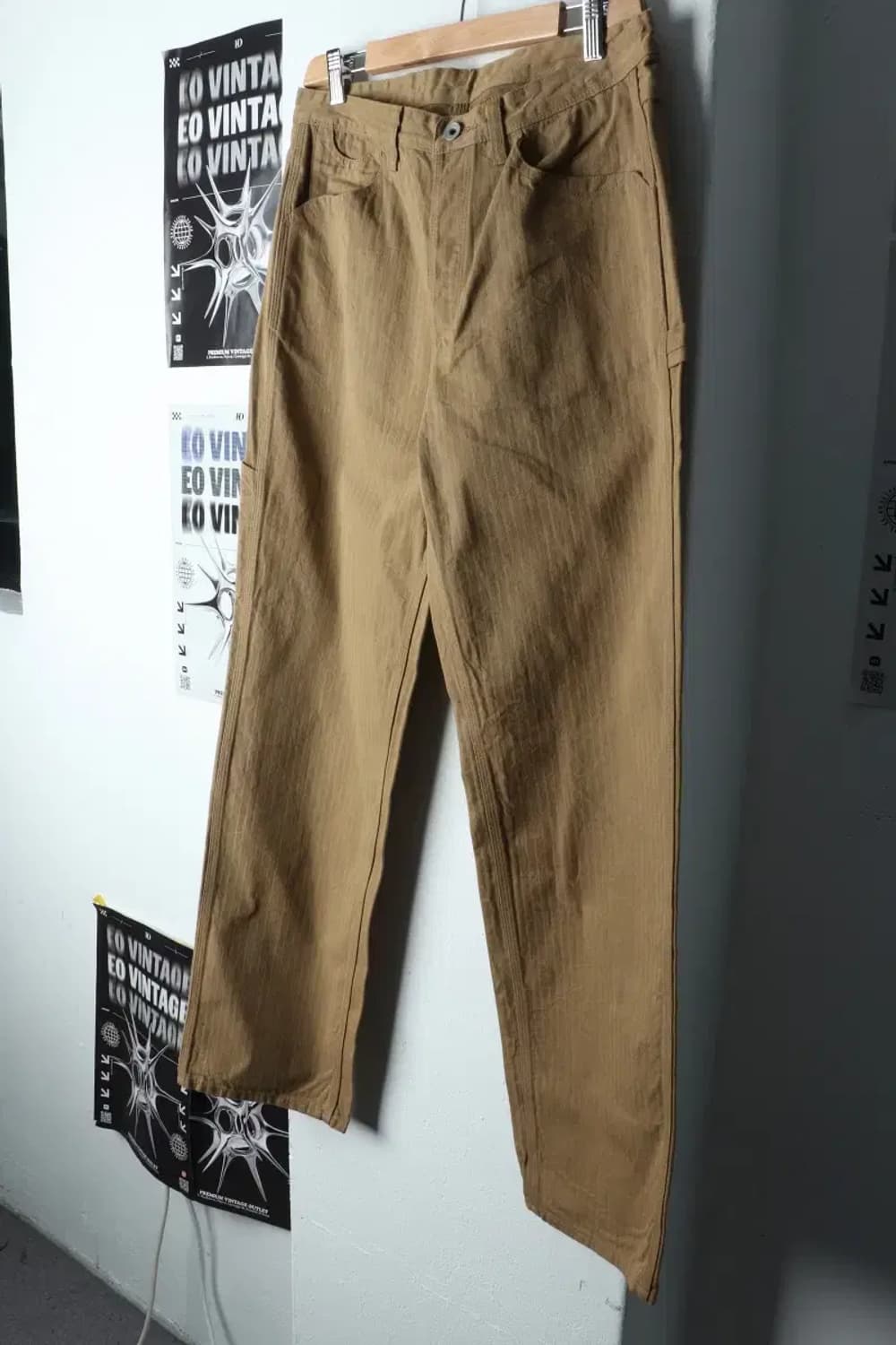 (M-L) 커버낫 면바지 팬츠 베이지 카펜터-20BC 상품이미지1