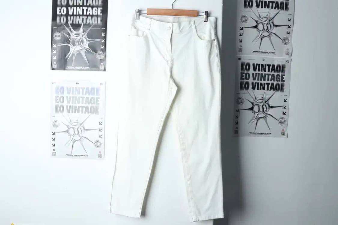W(XL) 손정완 면바지 팬츠 화이트 밴딩-20BF 상품이미지2