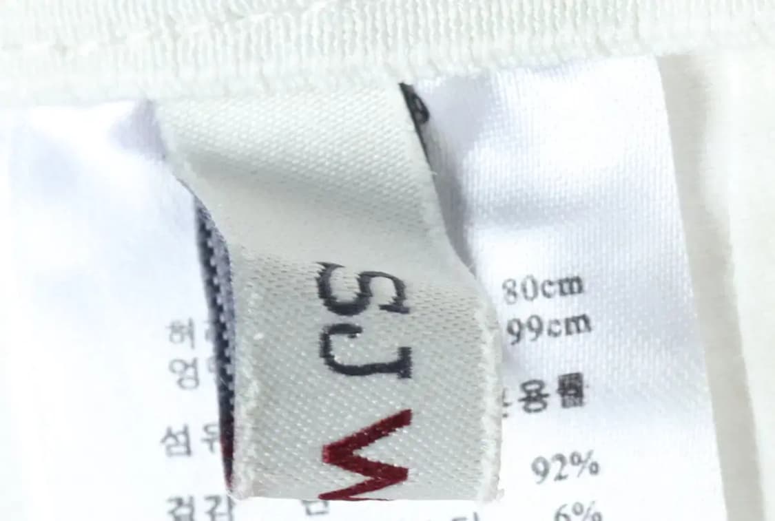 W(XL) 손정완 면바지 팬츠 화이트 밴딩-20BF 상품이미지5