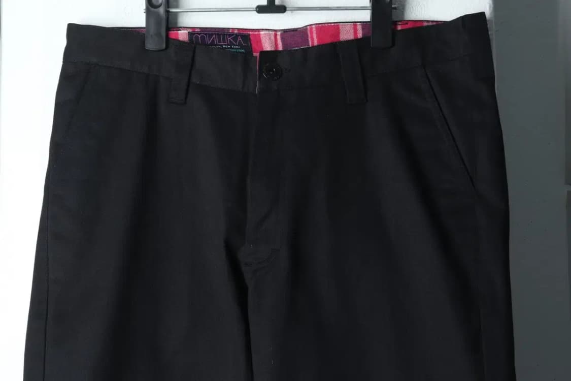 (XL) 브랜드빈티지 슬랙스 경량 바지 블랙-20C5 상품이미지3