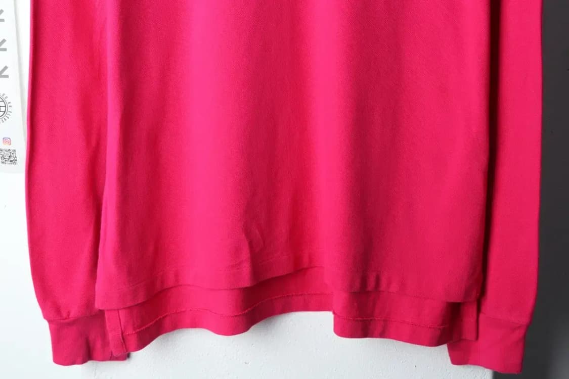 (L-XL) 폴로 랄프로렌 카라 긴팔티셔츠 핑크 럭비 빅포니-14F41 상품이미지4