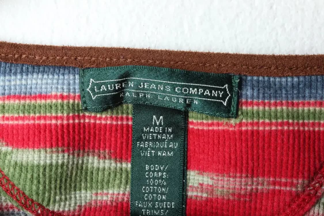 W(M-L) 폴로 랄프로렌 긴팔티셔츠 스트라이프 컬러믹스-14F51 상품이미지5