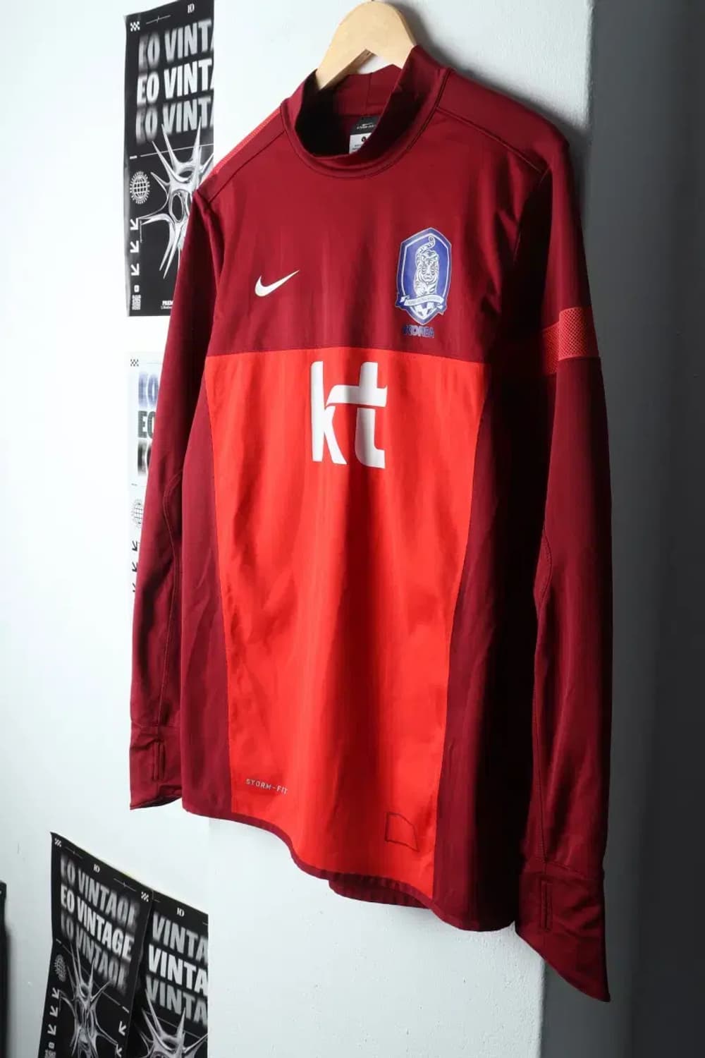 (L-XL) 나이키 긴팔티셔츠 한국 선수지급용 유니폼-14F5A 상품이미지1