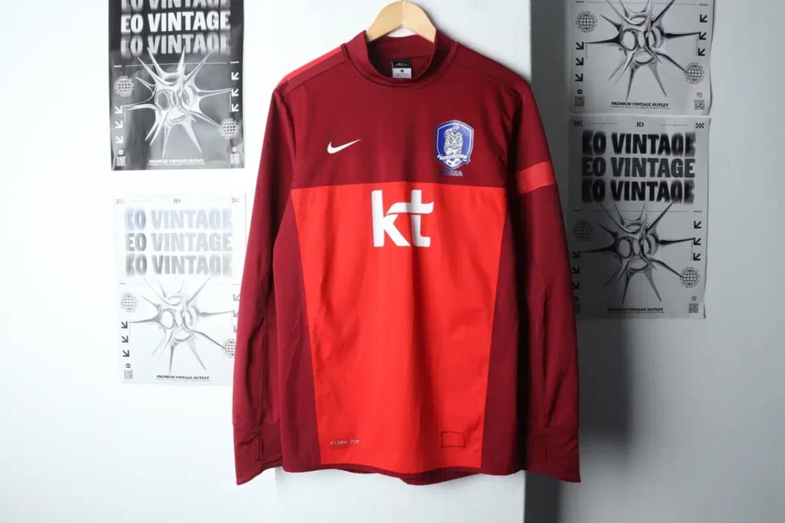 (L-XL) 나이키 긴팔티셔츠 한국 선수지급용 유니폼-14F5A 상품이미지2