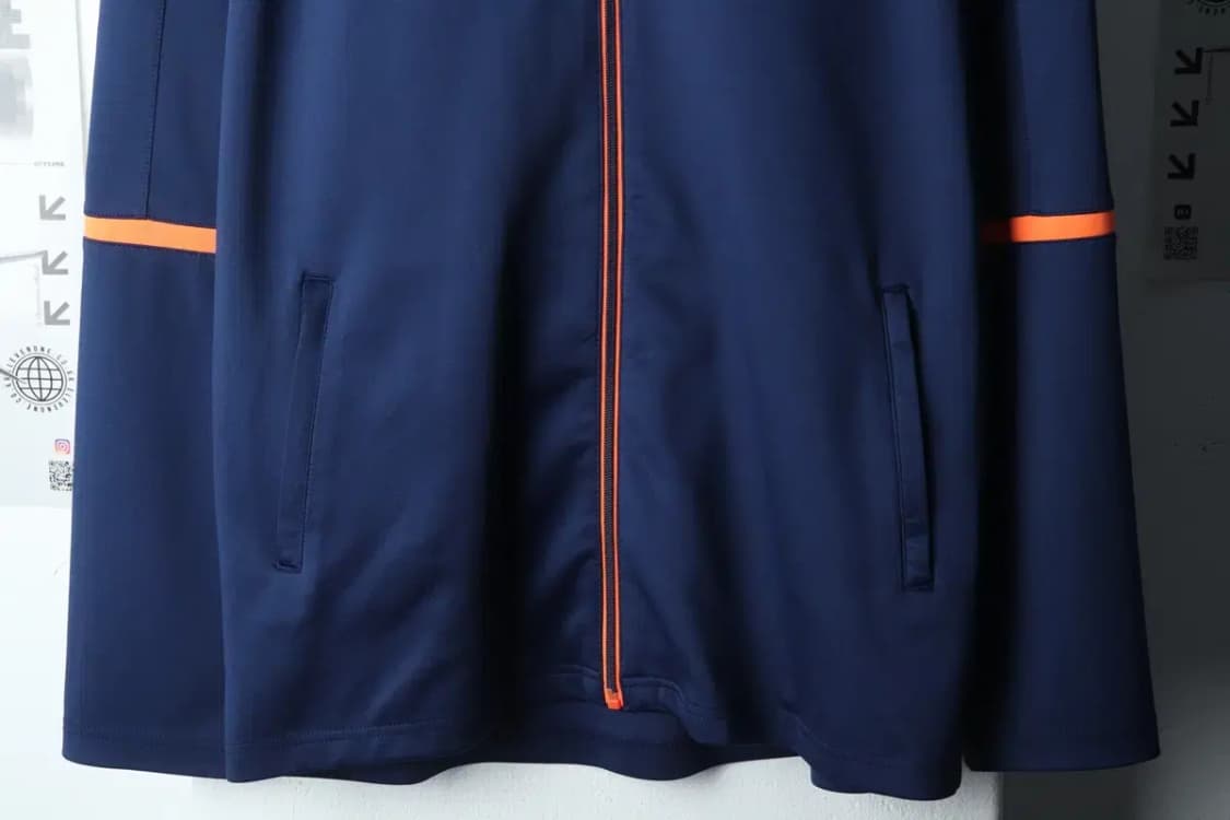 (2XL) 퓨마 집업져지 트랙탑 빅사이즈 네이비-1500E 상품이미지4