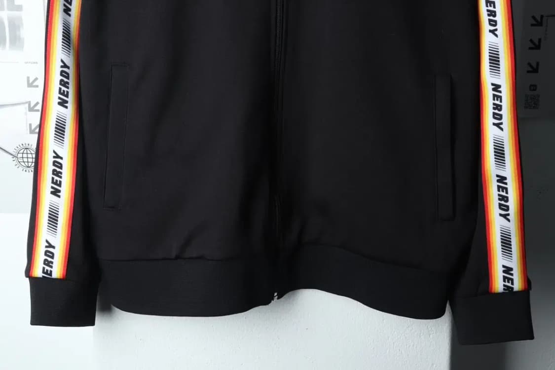 (L-XL) 널디 집업져지 트랙탑 오버핏 블랙 올드스쿨-15010 상품이미지4
