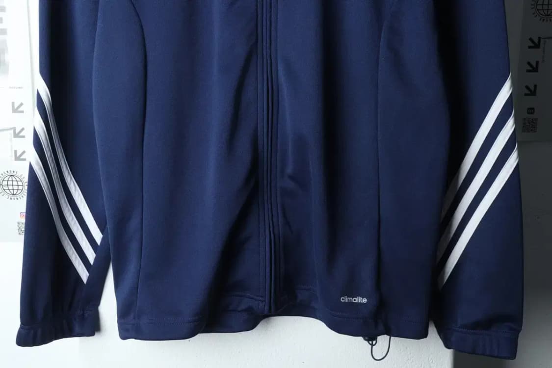 (L-XL) 아디다스 집업져지 트랙탑 네이비 올드스쿨-15013 상품이미지4