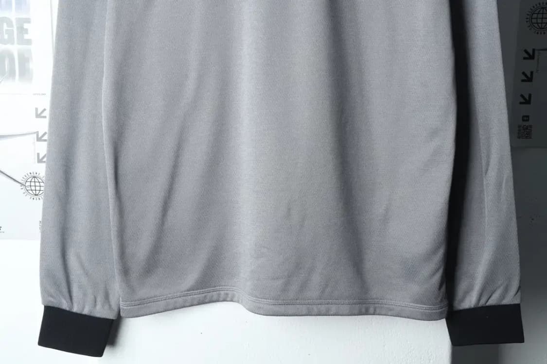 (L-XL) 아디다스 카라 긴팔티셔츠 기능성 그레이-15026 상품이미지4
