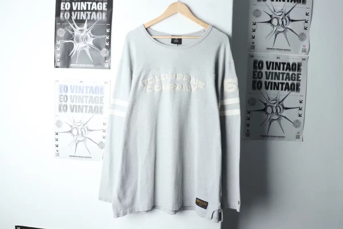 (L-XL) 폴로 랄프로렌 맨투맨 티셔츠 그레이 빅로고 한정판-150E5 상품이미지2