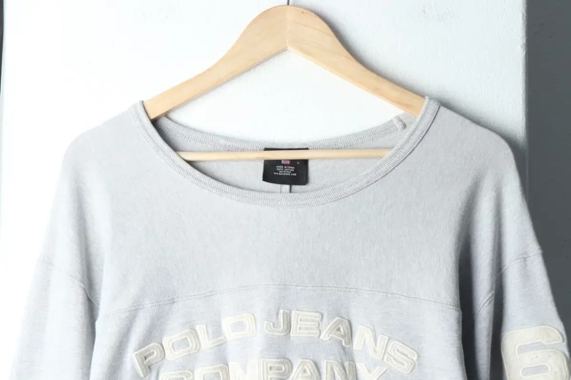 (L-XL) 폴로 랄프로렌 맨투맨 티셔츠 그레이 빅로고 한정판-150E5 상품이미지3