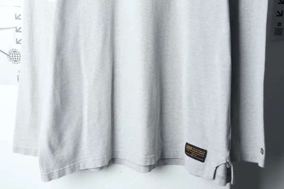 (L-XL) 폴로 랄프로렌 맨투맨 티셔츠 그레이 빅로고 한정판-150E5 상품이미지4
