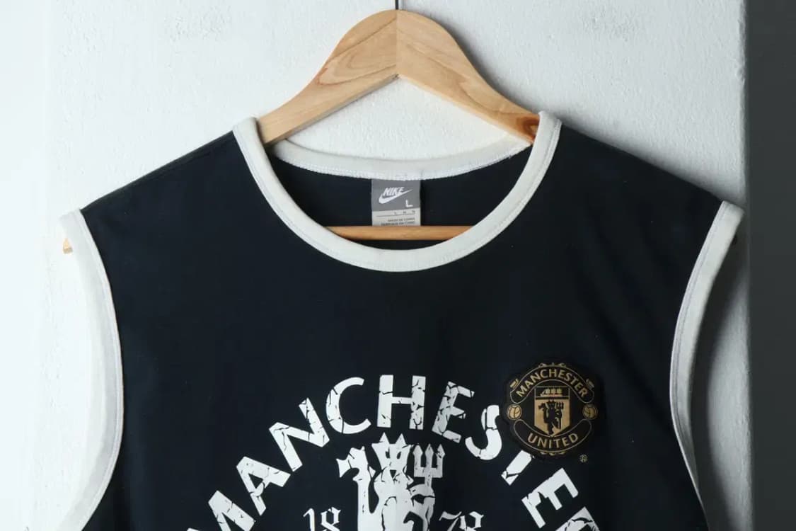 (L) 나이키 반팔 티셔츠 민소매 맨유 한정판-150FB 상품이미지3