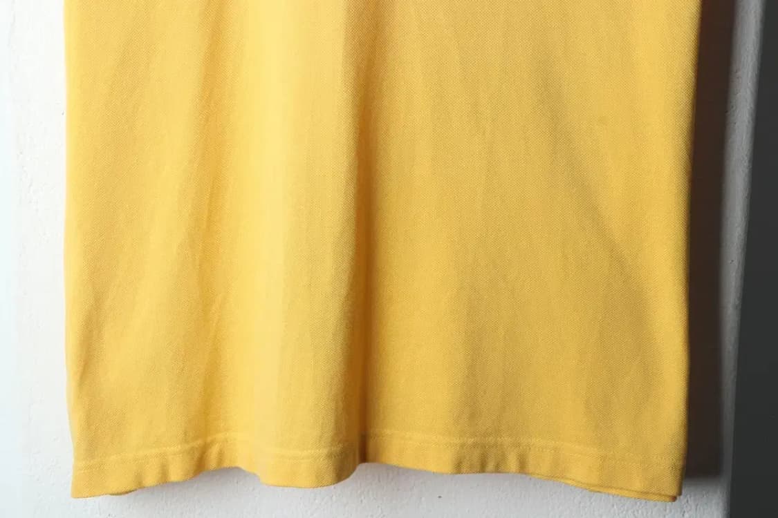 (XL) 라코스테 반팔 카라 티셔츠 노랑 올드스쿨-150FE 상품이미지4