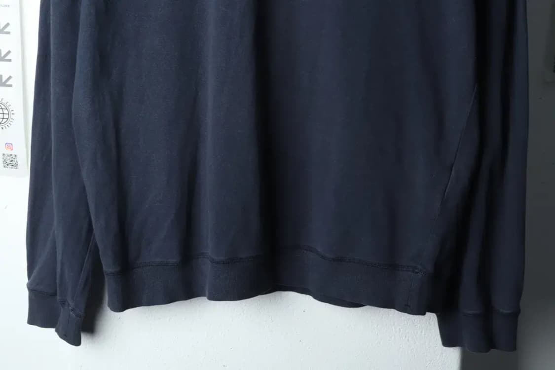 (L-XL) 브랜드빈티지 긴팔티셔츠 스톤아일랜드 네이비-1510F 상품이미지4