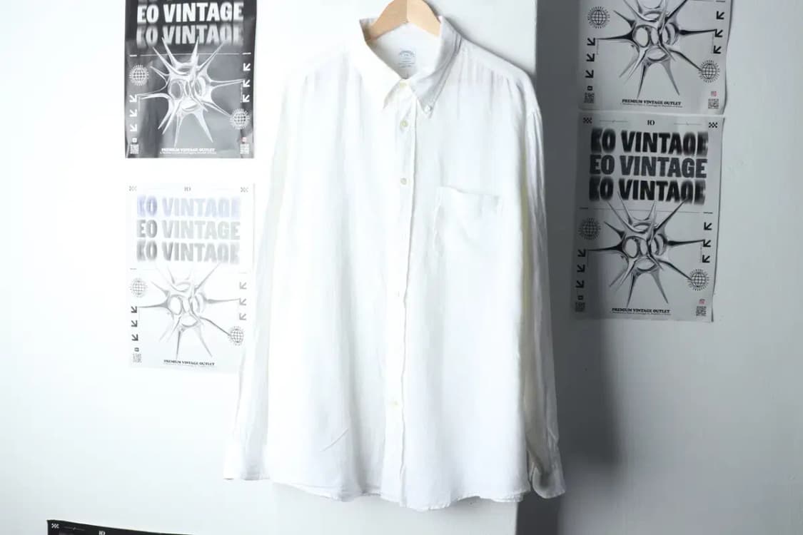 (2XL) 브룩스브라더스 셔츠 남방 빅사이즈 린넨 마-15128 상품이미지2