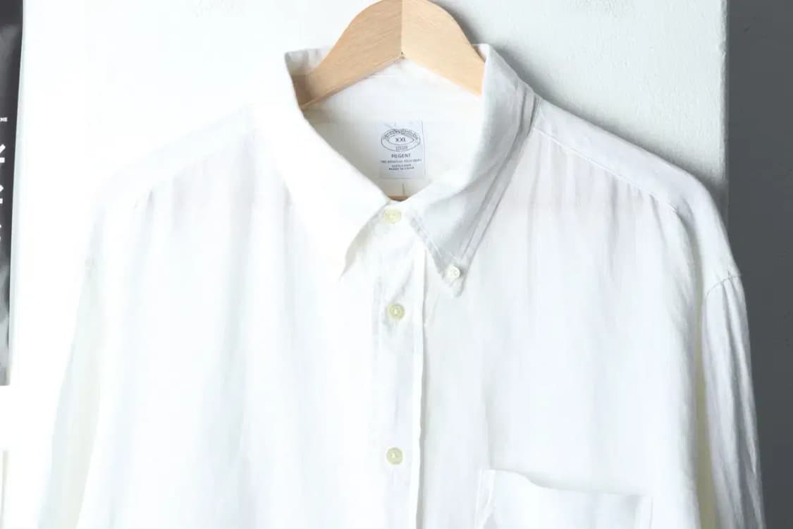 (2XL) 브룩스브라더스 셔츠 남방 빅사이즈 린넨 마-15128 상품이미지3