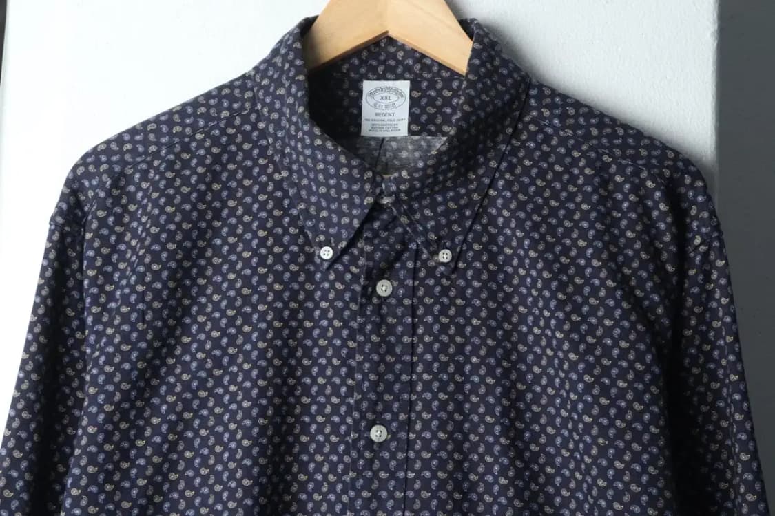 (2XL) 브룩스브라더스 셔츠 남방 빅 페이즐리패턴-15132 상품이미지3