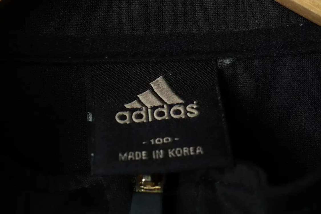(L) 아디다스 집업져지 트랙탑 블랙 금장 올드스쿨-151AA 상품이미지6