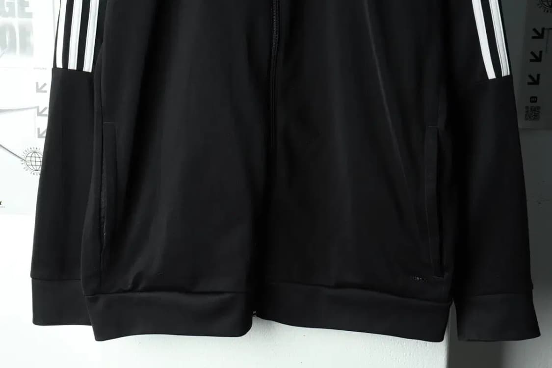 (2XL) 아디다스 집업져지 트랙탑 빅사이즈 블랙 삼선-151AB 상품이미지4