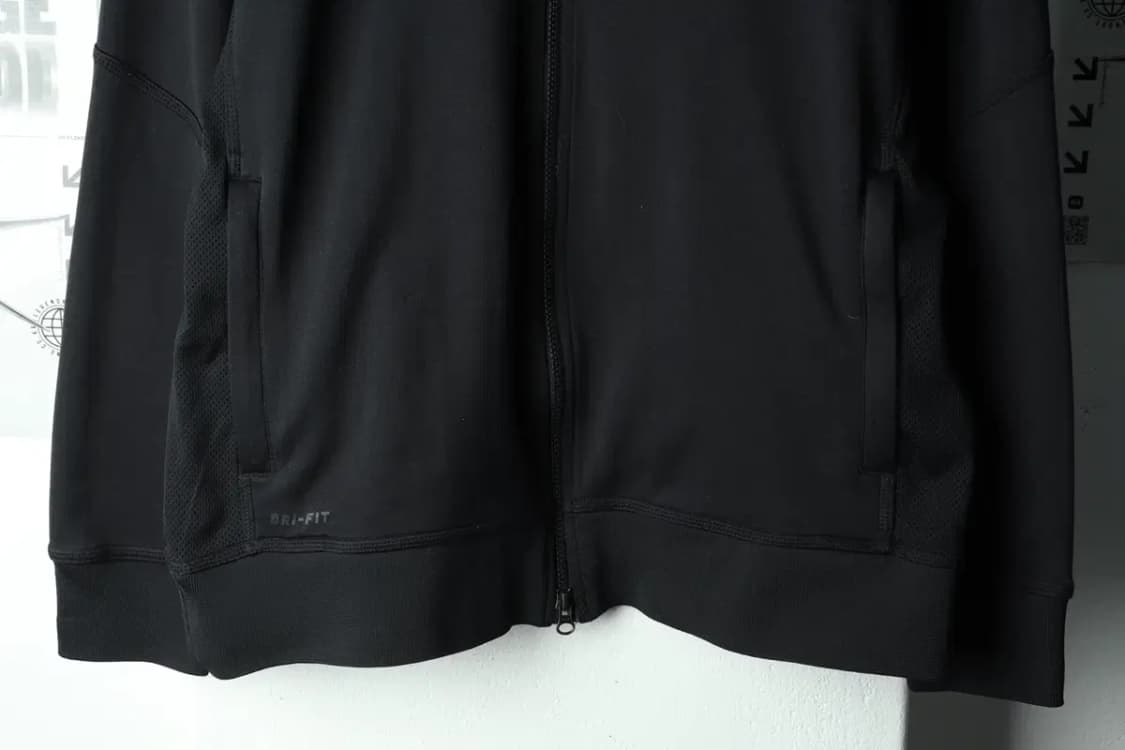 (L-XL) 나이키 집업져지 트랙탑 스우시 블랙 올드스쿨-151AD 상품이미지4