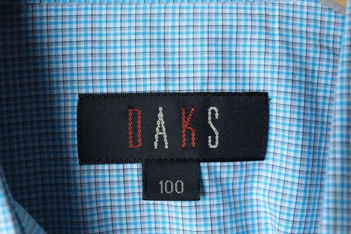 (L) 닥스 셔츠 남방 체크 연블루-1536B 상품이미지6