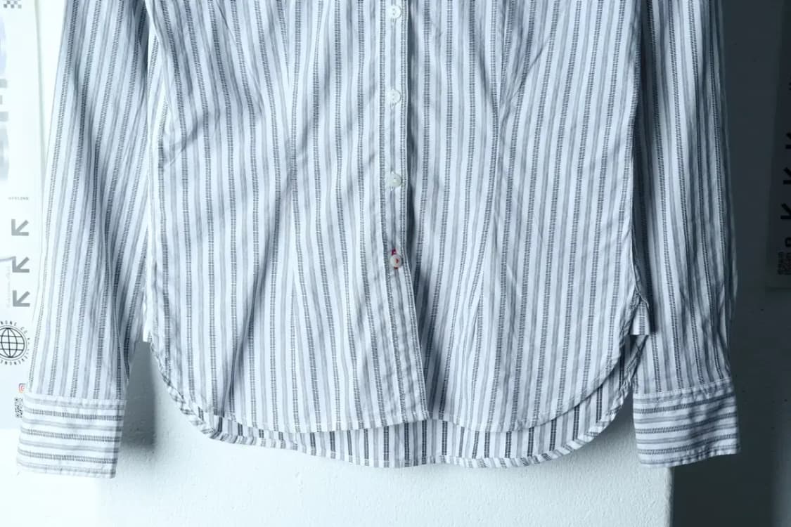 W(S) 타미힐피거 셔츠 남방 스트라이프 그레이-15376 상품이미지4