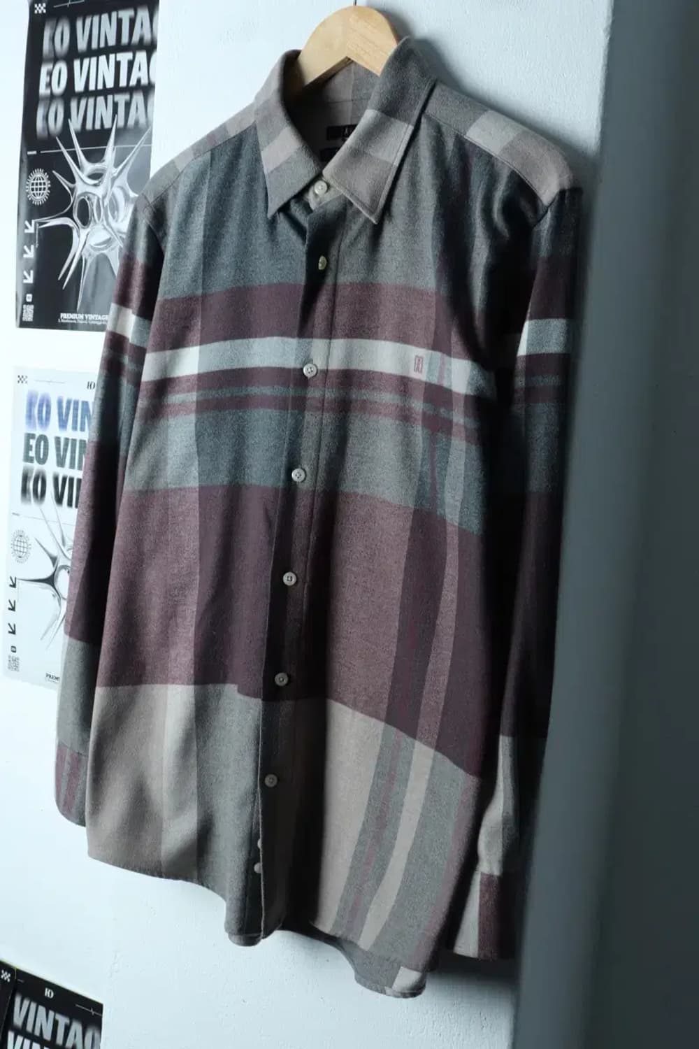 (XL) 닥스 셔츠 남방 체크 고급 플란넬-15389 상품이미지1