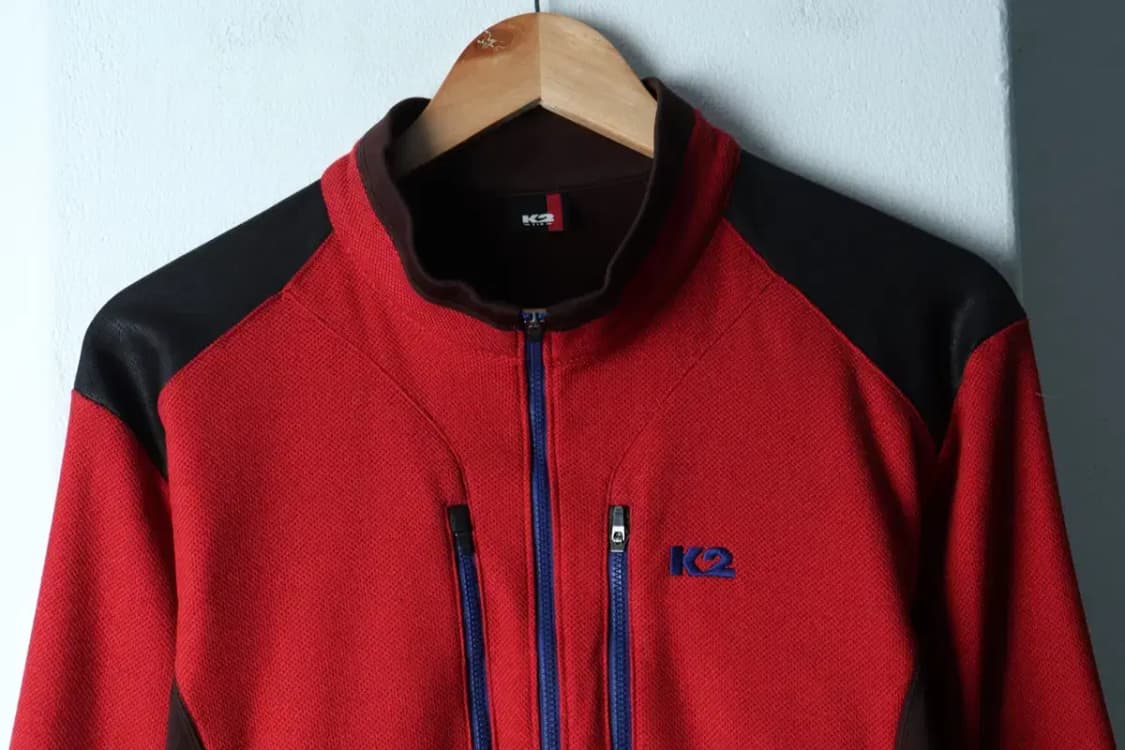 (2XL) K2 케이투 카라 긴팔티셔츠 빅사이즈 반집업 기모-153C0 상품이미지3