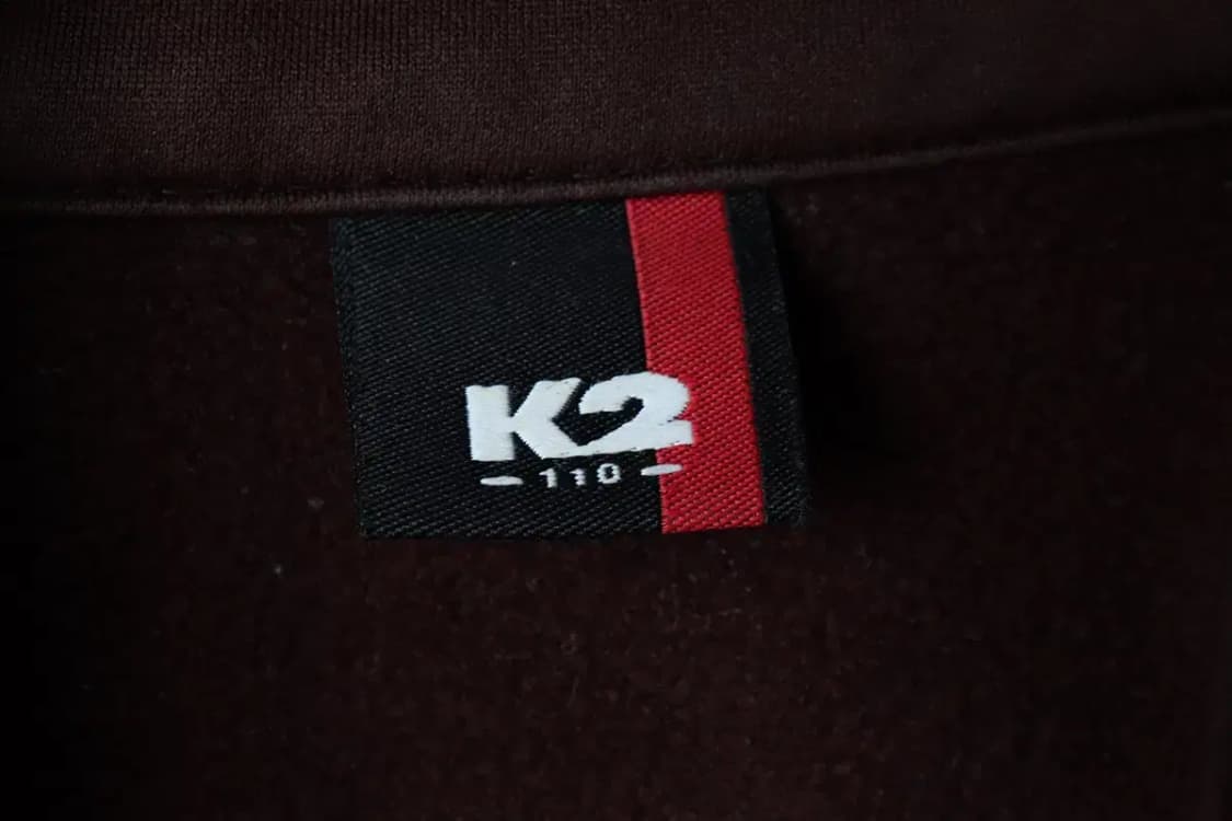 (2XL) K2 케이투 카라 긴팔티셔츠 빅사이즈 반집업 기모-153C0 상품이미지6
