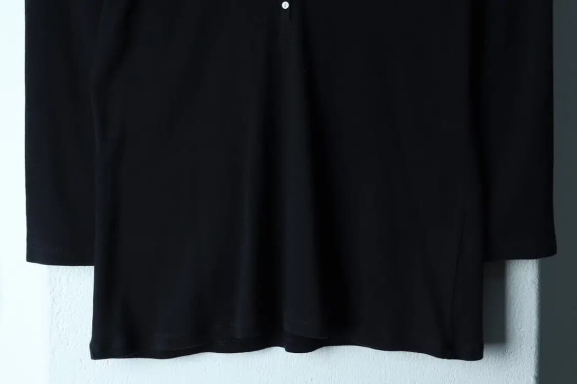 W(M) 브랜드빈티지 카라 긴팔티셔츠 마크앤스펜서 블랙-153C6 상품이미지4