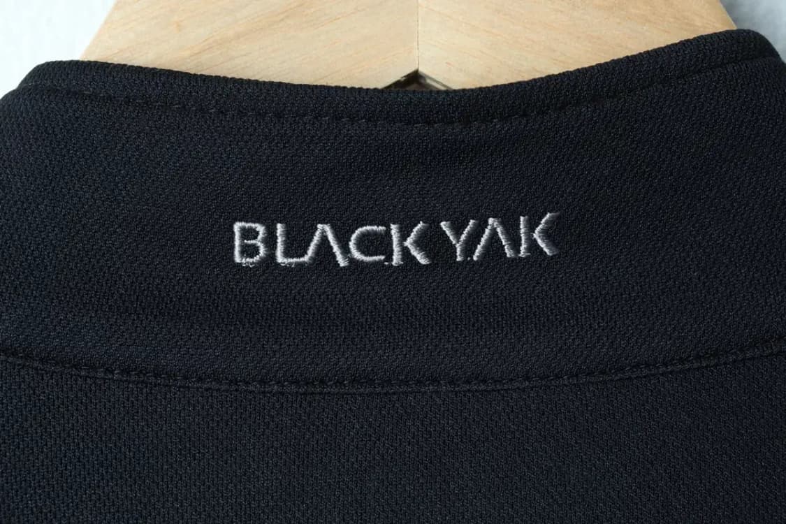 (L) 블랙야크 카라 긴팔티셔츠 기능성 반집업 블랙-153CD 상품이미지6
