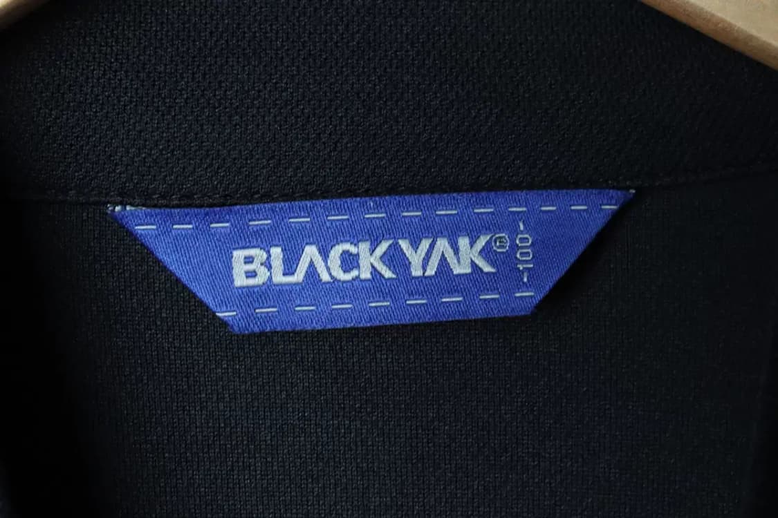 (L) 블랙야크 카라 긴팔티셔츠 기능성 반집업 블랙-153CD 상품이미지7