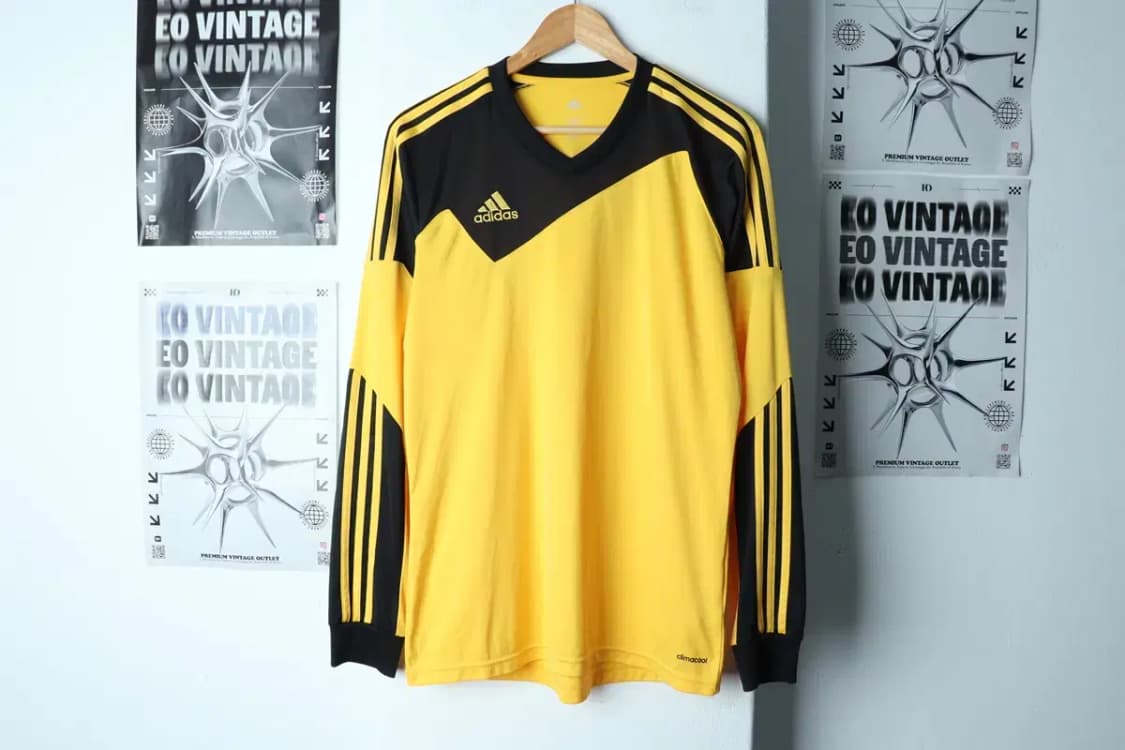 (XL-2XL) 아디다스 긴팔티셔츠 축구 기능성 노랑-153DE 상품이미지2